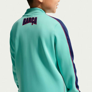 NIKE JR BARCELONA 26-27 STRIKE LB TRACKSUIT GREEN FROST/DUSTY