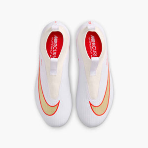 NIKE JR ZM SUPERFLY 11 ACADEMY FG WHITE/BRIGHT CRIMSON
