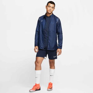 NIKE PARK20 REPEL RAINJACKET OBSIDIAN/WHITE