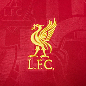 NIKE LIVERPOOL 24-25 PRE-MATCH SS TOP GYM RED/CHROME YELLOW