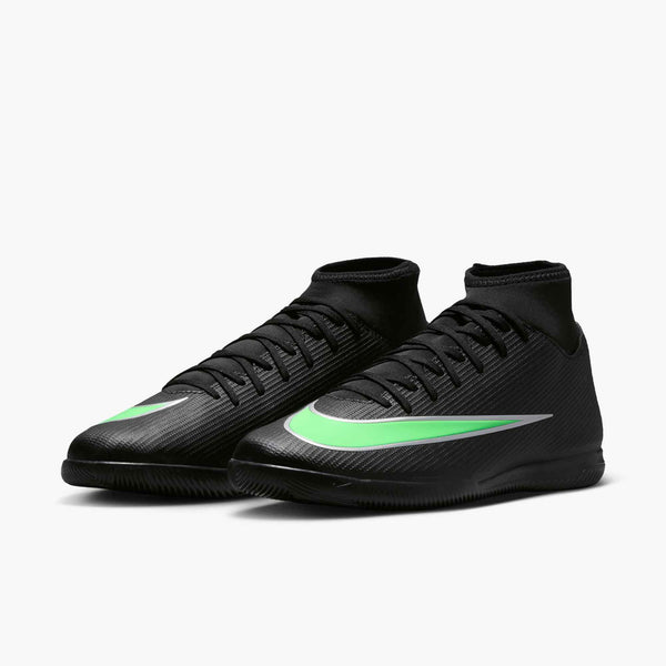 NIKE ZM SUPERFLY 11 CLUB IC BLACK/ILLUSION GREEN