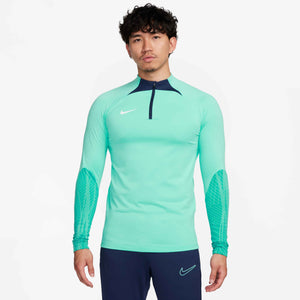 NIKE STRIKE DRILL TOP TURQUOISE/NAVY