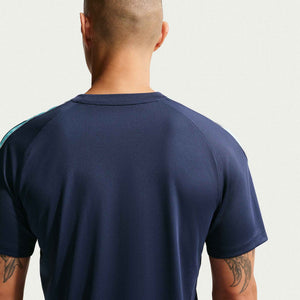 NIKE STRIKE DRI-FIT SS TOP MIDNIGHT NAVY/VIVID SKY