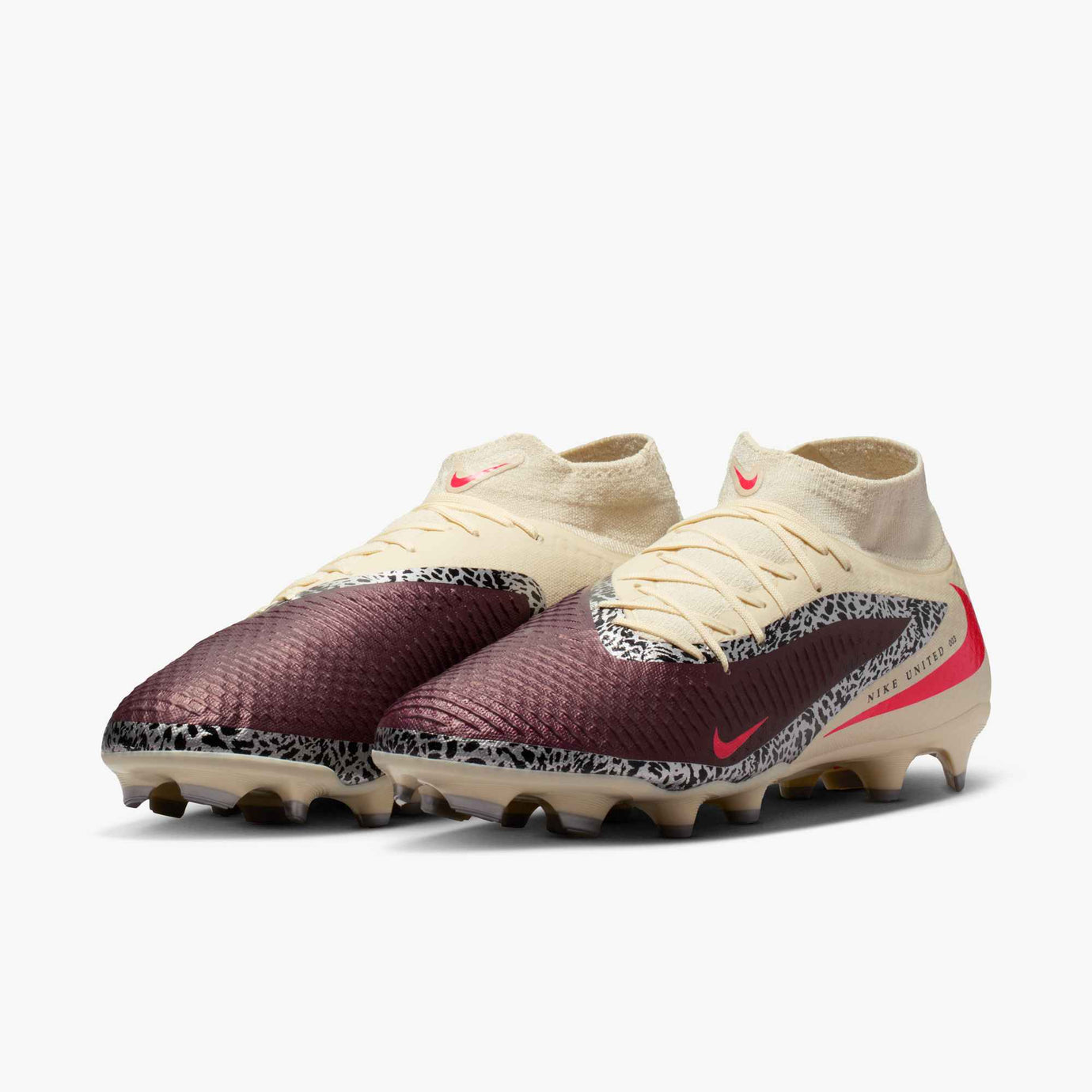 NIKE PHANTOM 6 HIGH ACADEMY FG UNITED BURGUNDY CRUSH
