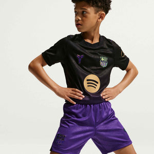 NIKE JR BARCELONA 26-27 AWAY SHORT FIELD PURPLE