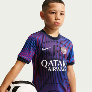 NIKE JR PSG 26-27 AWAY PRE-MATCH JERSEY COLLEGE NAVY