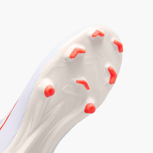NIKE JR ZM SUPERFLY 11 ACADEMY FG WHITE/BRIGHT CRIMSON