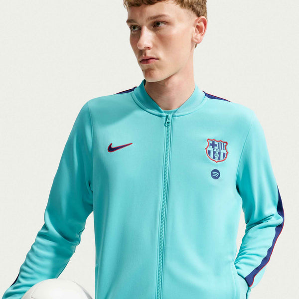 NIKE BARCELONA 26-27 STRIKE TRACK JACKET GREEN FROST/DUSTY