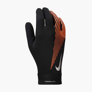NIKE ACADEMY THERMA-FIT GLOVE BLACK/HYPER CRIMSON