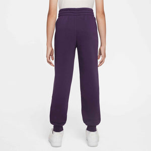 NIKE JR MBAPPE CLUB FLEECE PANT GRAND PURPLE/IVORY