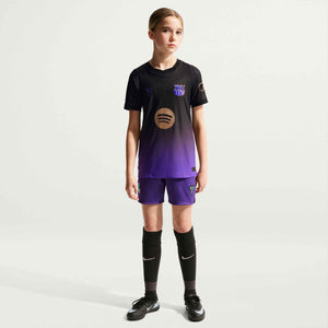 NIKE JR BARCELONA 26-27 AWAY JERSEY FIELD PURPLE/META