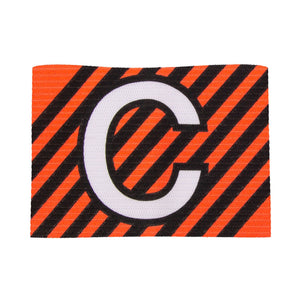 STANNO KAP BAND BEDRUKT VELCRO ORANGE/BLACK