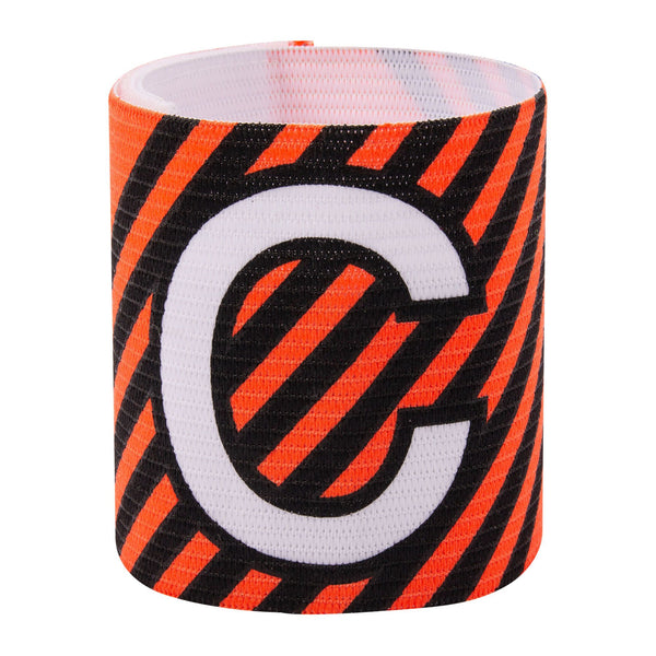 STANNO KAP BAND BEDRUKT VELCRO ORANGE/BLACK