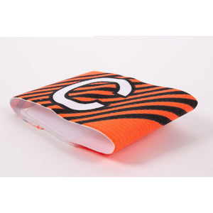 STANNO KAP BAND BEDRUKT VELCRO ORANGE/BLACK