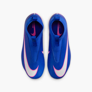 NIKE JR ZM SUPERFLY 10 ACADEMY FG RACER BLUE/WHITE