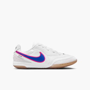 NIKE JR TIEMPO STREETGATO IC WHITE/RACER BLUE/PINK