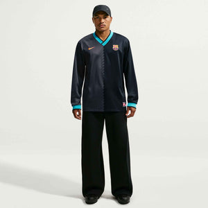 NIKE BARCELONA 26-27 ENERGY TOP LS BLACK/GREEN FROST