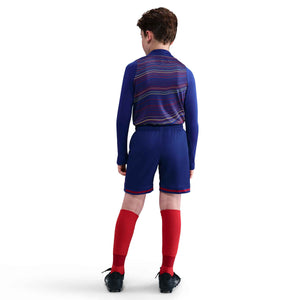 NIKE JR BARCELONA 25-26 HOME SHORT DEEP ROYAL/NOBLE RED