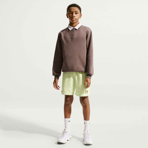 NIKE JR MBAPPE FLEECE CREW SWEATER PLUM ECLIPSE