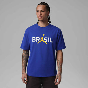 NIKE BRAZIL WC26 JORDAN LOGO TEE OLD ROYAL