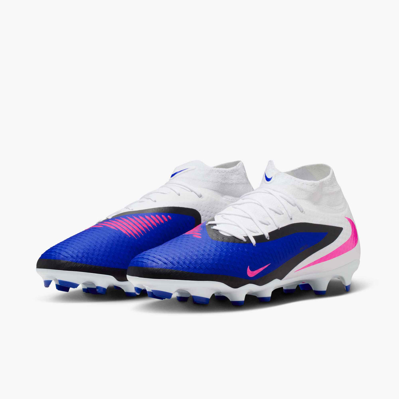 NIKE PHANTOM 6 HIGH ACADEMY FG RACER BLUE/PINK BLAST