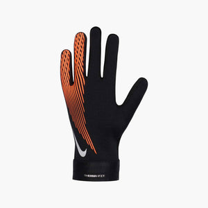 NIKE JR ACADEMY THERMA-FIT GLOVE BLACK/HYPER CRIMSON