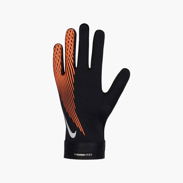 NIKE JR ACADEMY THERMA-FIT GLOVE BLACK/HYPER CRIMSON