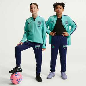 NIKE JR BARCELONA 26-27 STRIKE TRACKSUIT GREEN FROST/DUSTY