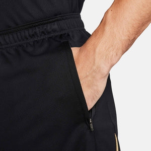 NIKE DRI-FIT STRIKE SHORT BLACK/JERSEY GOLD/METALL