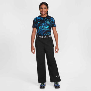NIKE JR INTER 25-26 PRE-MATCH JERSEY CHLORINE BLUE/BLACK