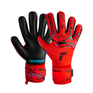 REUSCH ATTRAKT GRIP EVOLUTION FS BRIGHT RED/FUTURE BLUE