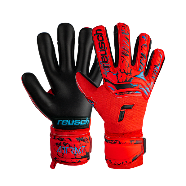 REUSCH ATTRAKT GRIP EVOLUTION FS BRIGHT RED/FUTURE BLUE