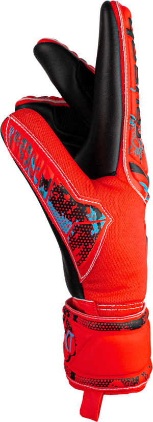 REUSCH ATTRAKT GRIP EVOLUTION FS BRIGHT RED/FUTURE BLUE