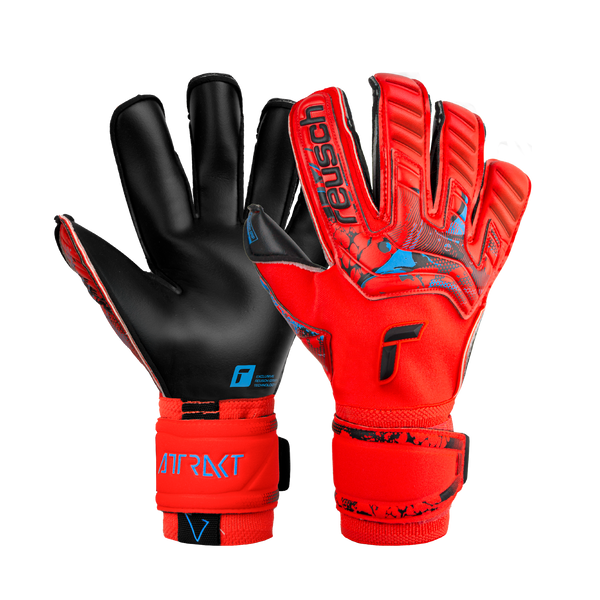 REUSCH ATTRAKT GOLD X EVOLUTION BRIGHT RED/FUTURE BLUE