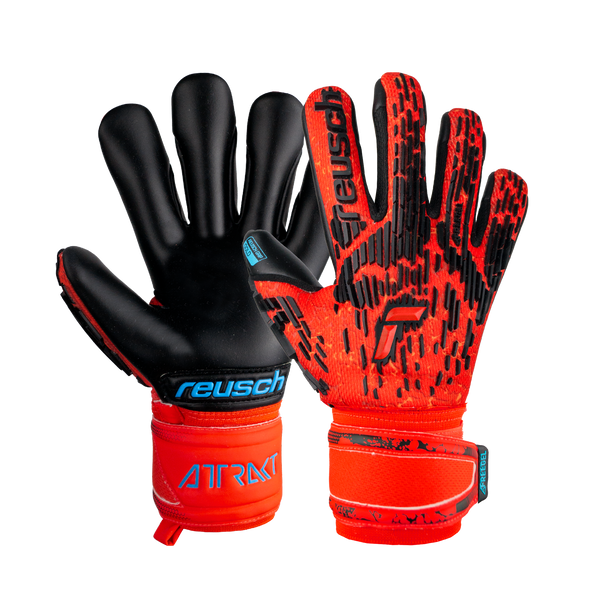 REUSCH JR ATTRAKT FREEGEL GOLD BLACK/ORANGE