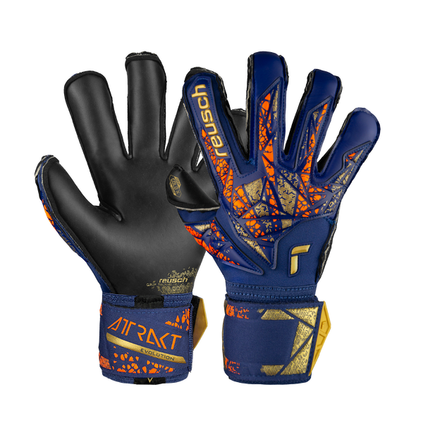 REUSCH ATTRAKT GOLD X EVOLUTION PREMIUM BLUE/GOLD/BLACK