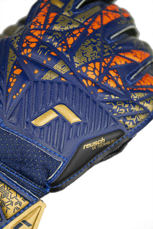 REUSCH JR ATTRAKT SILVER PREMIUM BLUE/GOLD/BLACK