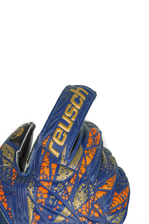 REUSCH JR ATTRAKT SILVER PREMIUM BLUE/GOLD/BLACK