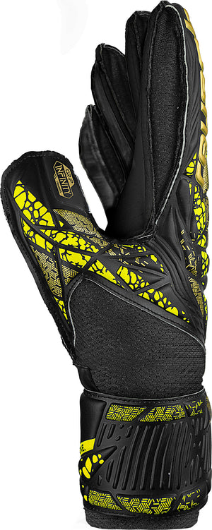 REUSCH JR ATTRAKT INFINITY FS BLACK/GOLD/YELLOW