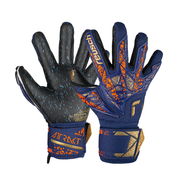 REUSCH JR ATTRAKT FUSION GUARDIAN PREMIUM BLUE/GOLD/BLACK