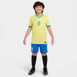 NIKE JR BRAZILIE 24 HOME JERSEY DYNAMIC YELLOW/LEMON CHIFFON