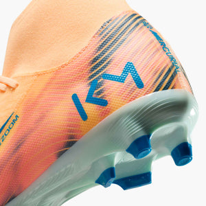 NIKE ZM SUPERFLY 10 ACADEMY FG MBAPPE MELON TINT/IGLOO