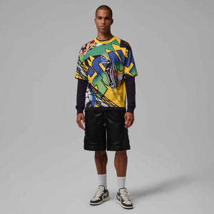 NIKE BRAZIL WC26 JORDAN ESSENTIALS TEE VARSITY MAIZE