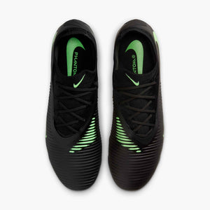 NIKE PHANTOM 6 LOW PRO FG BLACK/ILLUSION GREEN
