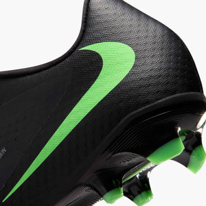 NIKE PHANTOM 6 LOW ACADEMY FG BLACK/ILLUSION GREEN