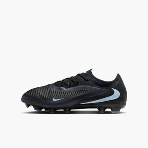 NIKE JR PHANTOM 6 LOW PRO FG BLACK/ICE BLUE