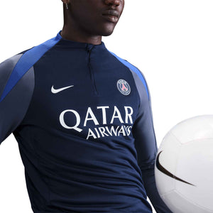 NIKE PSG 25-26 STRIKE DRILL TOP MIDNIGHT NAVY/DIFFUSED BLUE