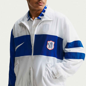 NIKE CHELSEA 26-27 REPEL TRACK JACKET WHITE/RUSH BLUE