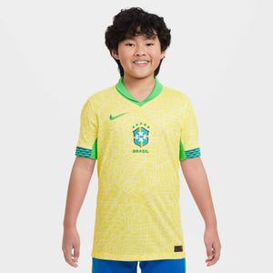 NIKE JR BRAZILIE 24 HOME JERSEY DYNAMIC YELLOW/LEMON CHIFFON