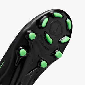 NIKE JR PHANTOM 6 HIGH ACADEMY FG BLACK/ILLUSION GREEN